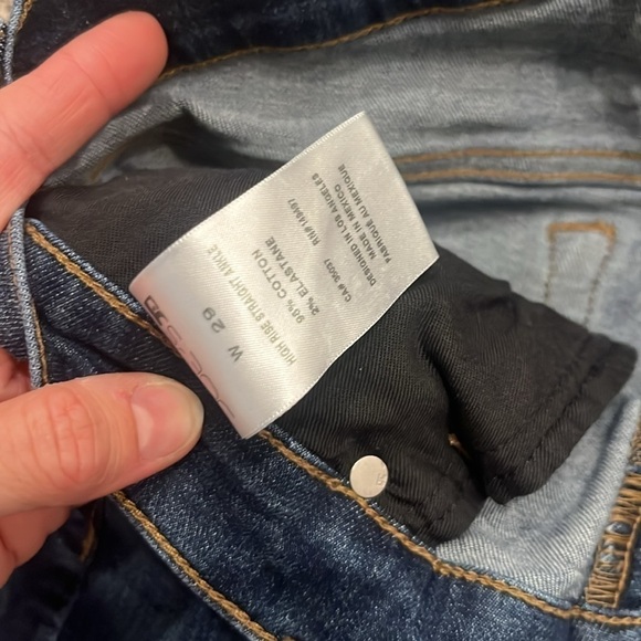 Joe's Jeans Distressed Straight Ankle Jeans in Alhambra - Size 29 - Picture 8 of 10